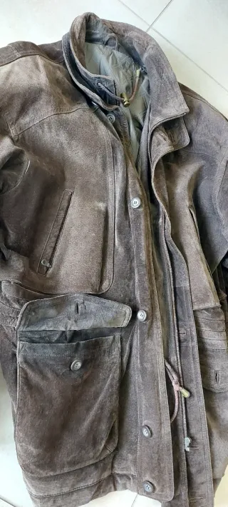 Casaco de camurça homem