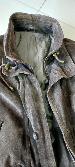 Casaco de camurça homem