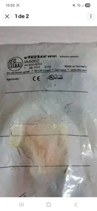 Sensor Indutivo IFM Efector IA5062