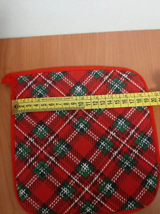 Presina a quadri rossa e verde