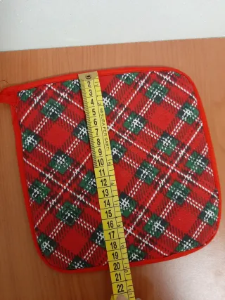 Presina a quadri rossa e verde