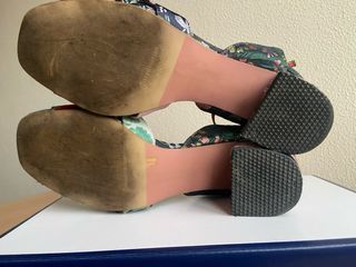 Sandalias vintage Stradivarius tacón 7cm