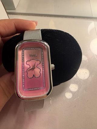 Reloj Tous Rosa y Plateado