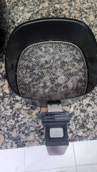 Freidora Eléctrica Philips Negra