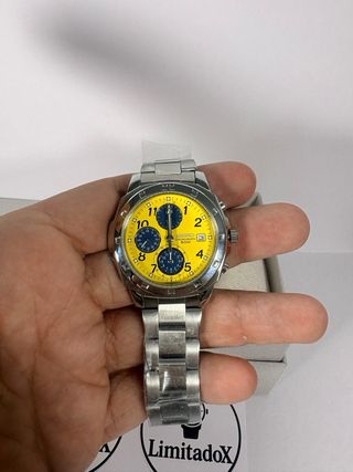 Reloj Seiko SND409P Cronógrafo Amarillo