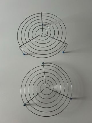 2 griglie treppiede microonde diametro cm26,5
