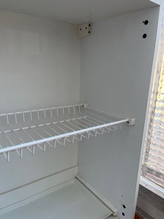 Carcasa armario empotrar con secaplatos