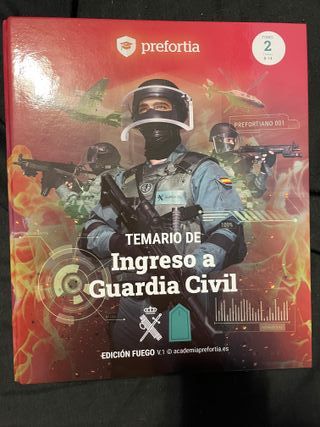 Libros oficiales para guardia civil, Sin usar