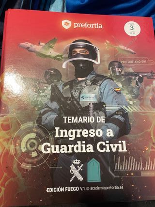 Libros oficiales para guardia civil, Sin usar