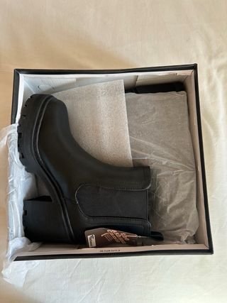 Botines negros tacón plataforma