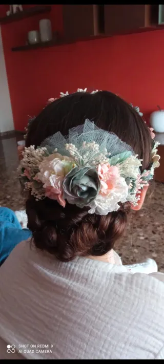 Tocado Flores Comunión