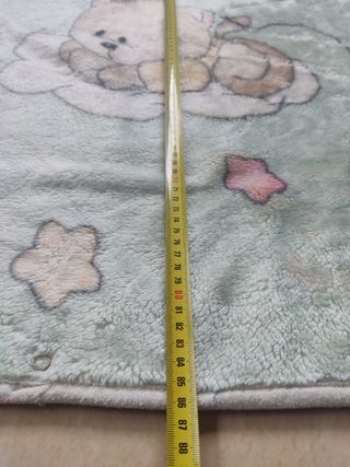 Manta saco bebé con ositos y nubes