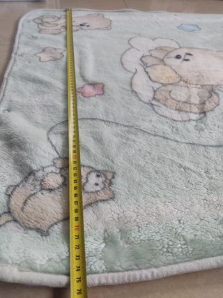 Manta saco bebé con ositos y nubes