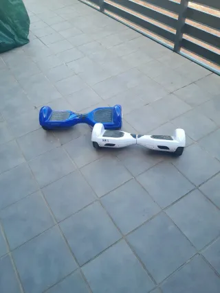 Dos Hoverboard Azul y Blanco