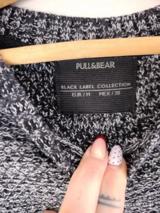 Jersey de punto jaspeado hombre