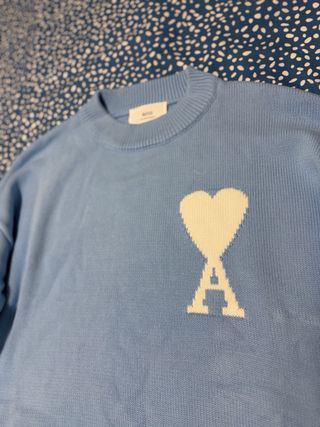 Jersey Ami Paris Corazón Azul Talla M