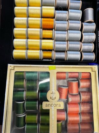 Lote Hilos Algodón Bordar Ancorá