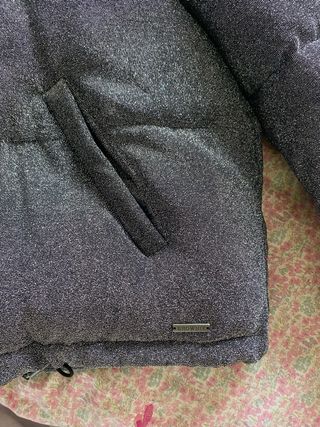 Chaqueta Brownie brillos gris