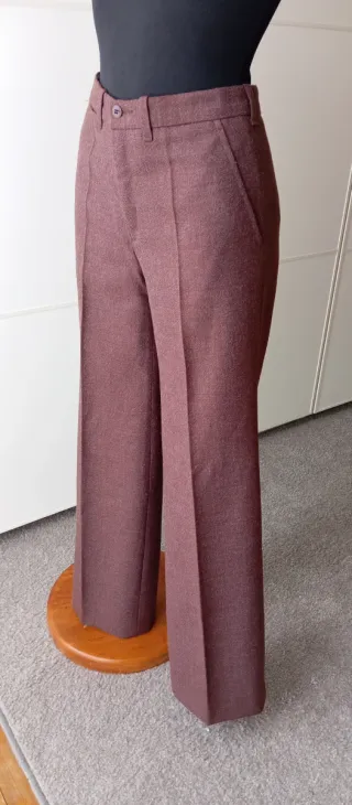 Pantalón vintage marrón/morado