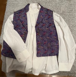 Conjunto Fallero chaleco mas camisa o completo