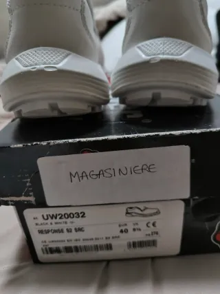 Zapatos de seguridad U-Power mujer blancos