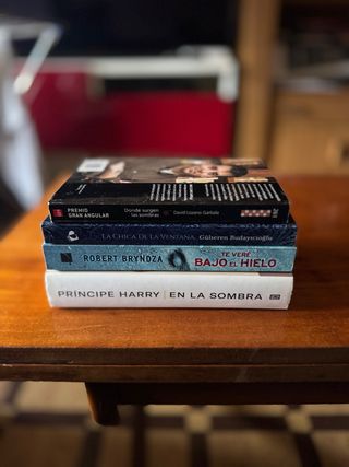 Lote de 4 libros – thriller, novela y actualidad