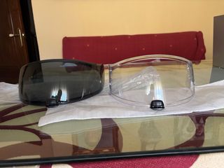 Viseras Casco Integral Transparente y Oscura