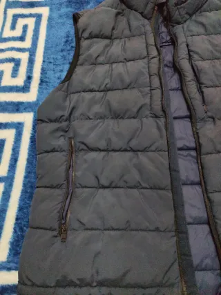 Chaleco acolchado azul hombre