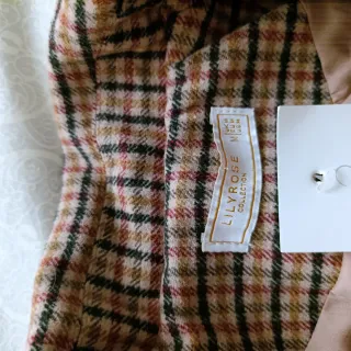 Chaqueta cuadros mujer