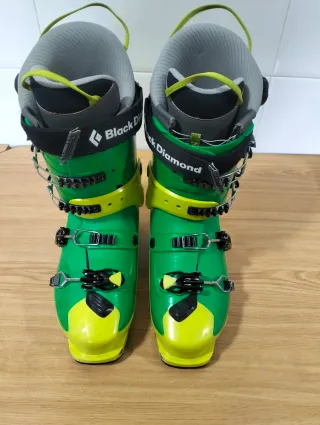 Botas Esquí Travesía Black Diamond Verdes