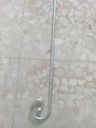 4 Barras de cortina metálicas negras