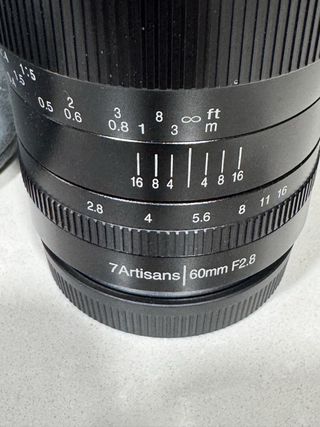 Objetivo 7artisans 60mm f/2.8 Macro Sony E