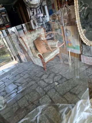 Cristal para mesa cuadrada