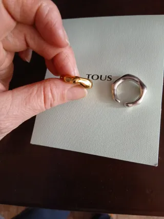 Anillos Tous Hav Ajustables Oro y Plata