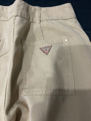 Pantaloni cargo Guess beige donna