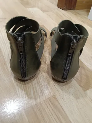 Sandalias verdes talla 38