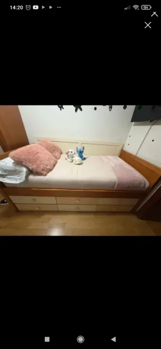 Habitación juvenil madera maciza