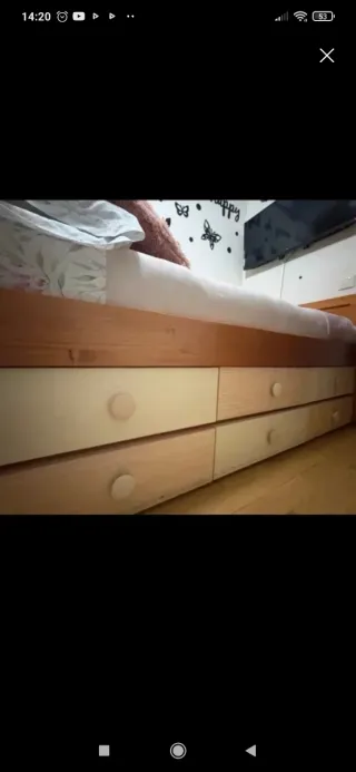 Habitación juvenil madera maciza