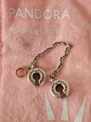 Cadena de seguridad Pandora auténtica
