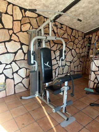 Máquina de pesas y calistenia