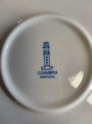 Vajilla SP Coimbra Porcelana Portugal, 70 piezas.