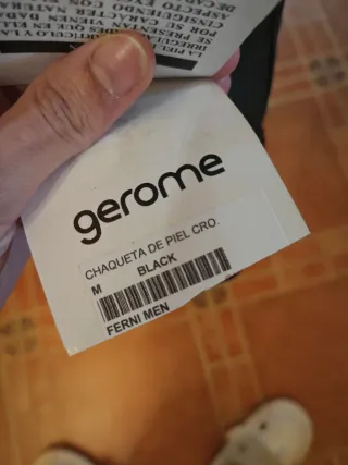 Chaqueta de cuero Gerome Talla M