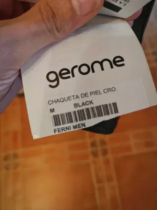 Chaqueta de cuero Gerome Talla M