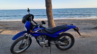 Moto Trail 125cc Azul