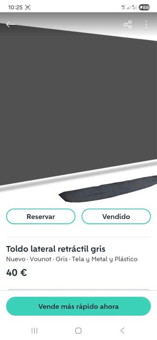 2 Toldos lateral retractil