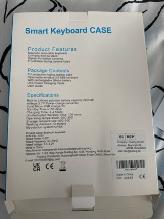 Funda Teclado Smart iPad Air 11 2024