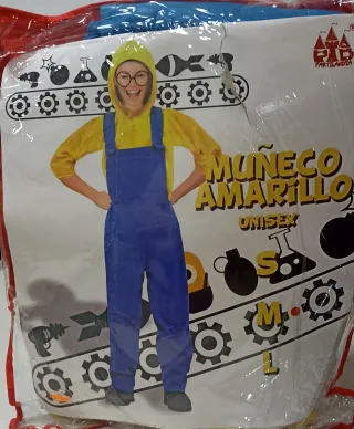 Disfraz Minions Amarillo Talla M Unisex