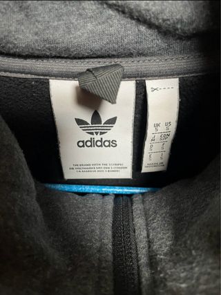 Sudadera Adidas gris y negra