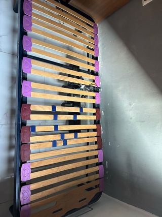 Cama articulada madera y plástico