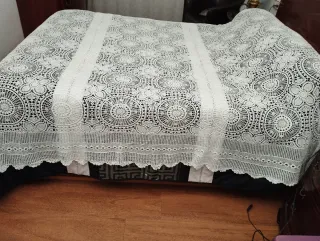 Colcha Crochet Hecha a Mano